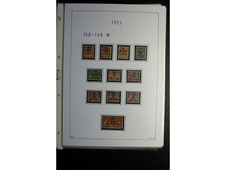 1920/39, gestempelte reichhaltige Sammlung mit u.a. Mi.-Nr. 2a, 9b, 22b, 28II (Attest), 32-40a+b, 41-46I+II, 86X (Mängel FKB)