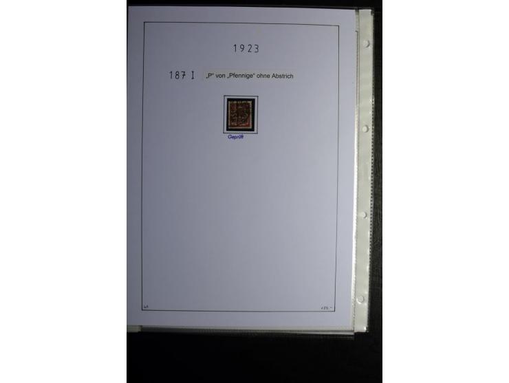 1920/39, gestempelte reichhaltige Sammlung mit u.a. Mi.-Nr. 2a, 9b, 22b, 28II (Attest), 32-40a+b, 41-46I+II, 86X (Mängel FKB)