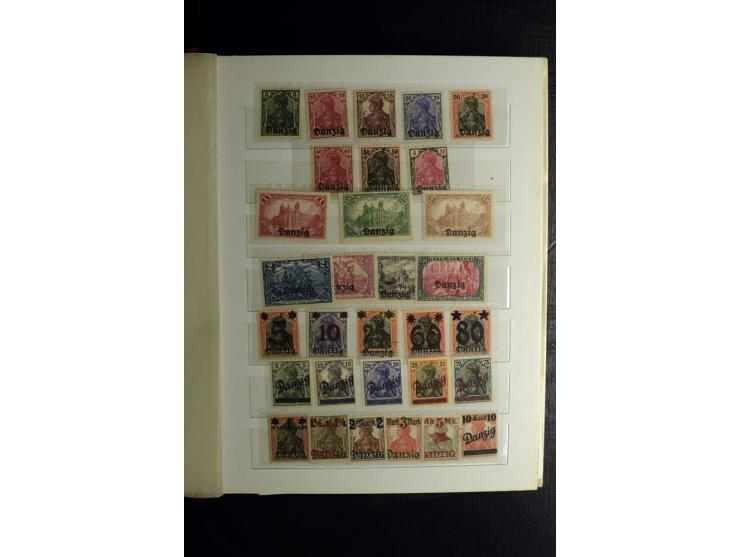 1920/39, postfrische und ungebrauchte Sammlung mit Mi.-Nr. 32-40 und 47-49, 4 Fotoatteste Soecknick BPP