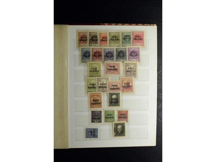 1920/39, postfrische und ungebrauchte Sammlung mit Mi.-Nr. 32-40 und 47-49, 4 Fotoatteste Soecknick BPP