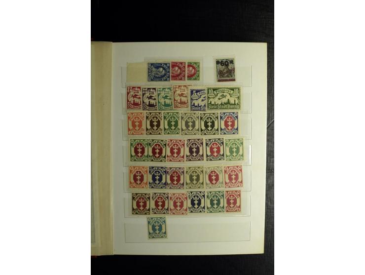 1920/39, postfrische und ungebrauchte Sammlung mit Mi.-Nr. 32-40 und 47-49, 4 Fotoatteste Soecknick BPP
