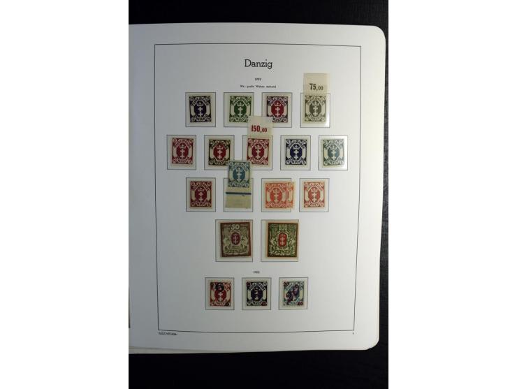 1920/39, postfrische und ungebrauchte Sammlung mit u.a. Mi.-Nr. 28II (Fotoattest Kniep BPP), 32-40 (für 2½ und 50 Pfg. Fotoat