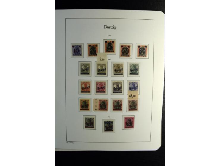 1920/39, postfrische und ungebrauchte Sammlung mit u.a. Mi.-Nr. 28II (Fotoattest Kniep BPP), 32-40 (für 2½ und 50 Pfg. Fotoat