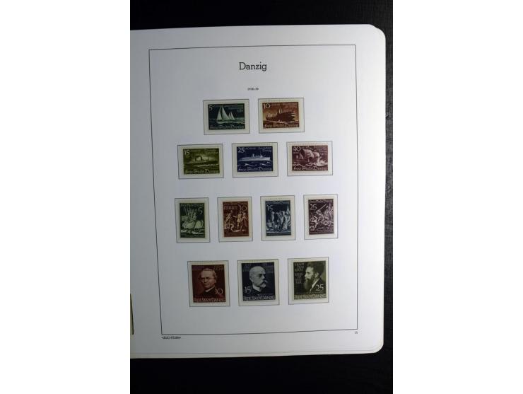 1920/39, postfrische und ungebrauchte Sammlung mit u.a. Mi.-Nr. 28II (Fotoattest Kniep BPP), 32-40 (für 2½ und 50 Pfg. Fotoat