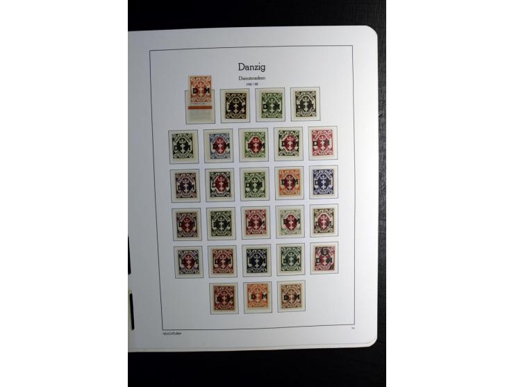1920/39, postfrische und ungebrauchte Sammlung mit u.a. Mi.-Nr. 28II (Fotoattest Kniep BPP), 32-40 (für 2½ und 50 Pfg. Fotoat