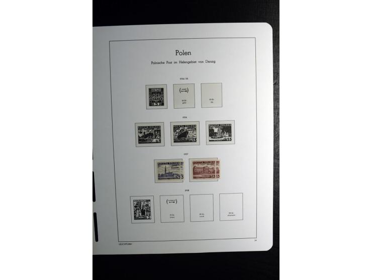 1920/39, postfrische und ungebrauchte Sammlung mit u.a. Mi.-Nr. 28II (Fotoattest Kniep BPP), 32-40 (für 2½ und 50 Pfg. Fotoat