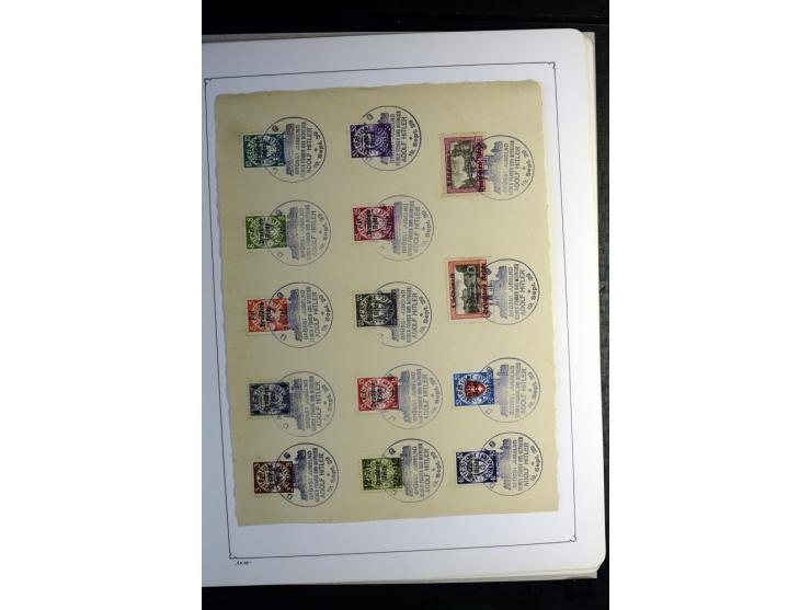 1920/39, ungebrauchte, in den Hauptnummern kpl. Sammlung mit Dienst, Porto und Port Gdansk, zusätzlich etwas gestempelt, für 