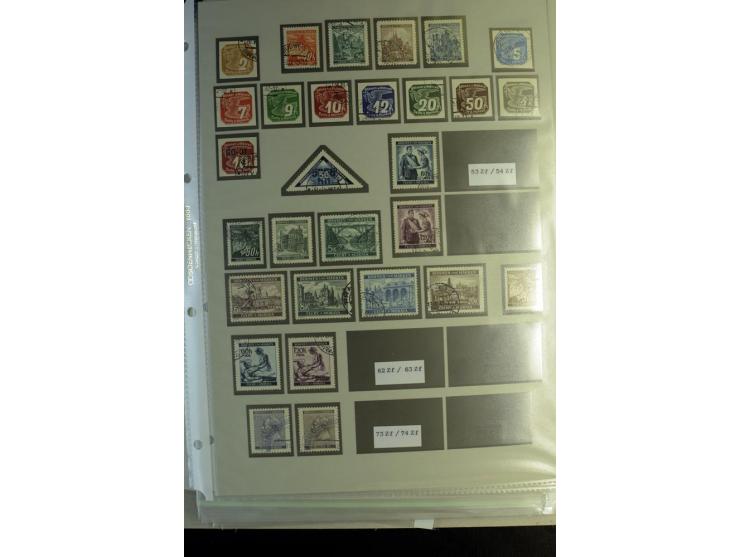 1939/44, schöne gestempelte Sammlung mit vielen besseren Werten, Albanien Mi.-Nr. 1-14 gestempelt, Odenpäh Mi.-Nr. 1A und 2AI
