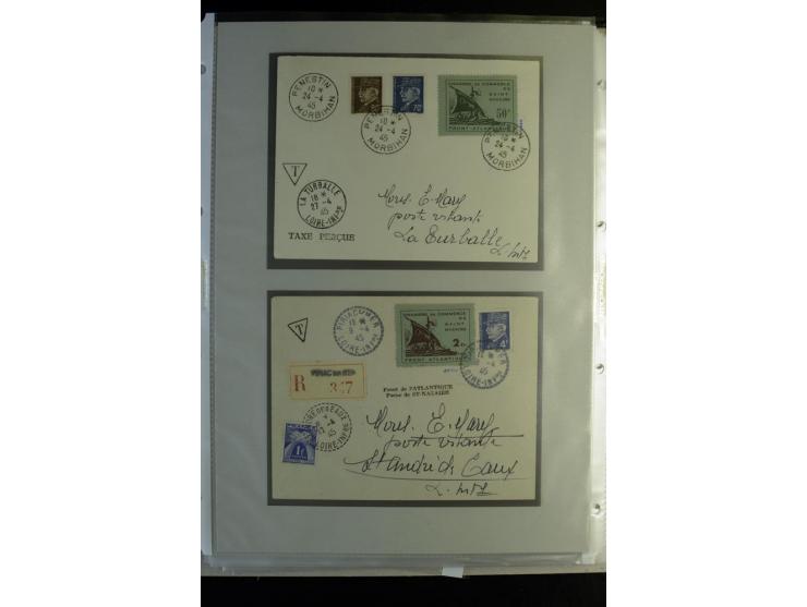 1939/44, schöne gestempelte Sammlung mit vielen besseren Werten, Albanien Mi.-Nr. 1-14 gestempelt, Odenpäh Mi.-Nr. 1A und 2AI
