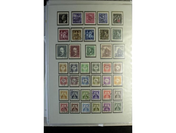 1939/44, schöne gestempelte Sammlung mit vielen besseren Werten, Albanien Mi.-Nr. 1-14 gestempelt, Odenpäh Mi.-Nr. 1A und 2AI