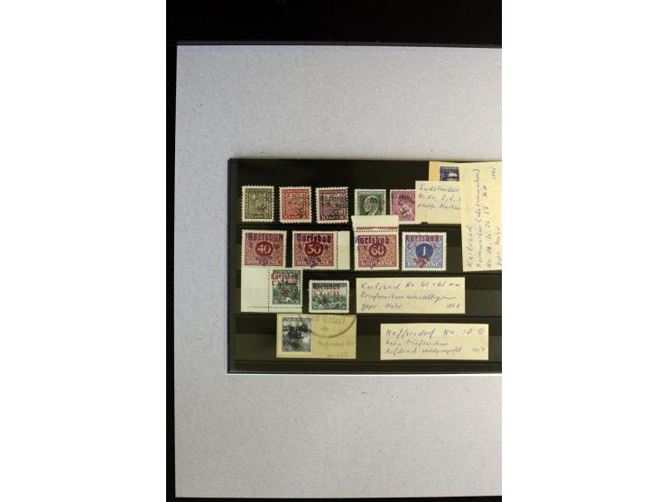 1941/44, postfrische, ungebrauchte und gestempelte Partie mit u.a. Albanien kpl., Flämische Legion Mi.-Nr. I-IV KLB, V-VIII, 