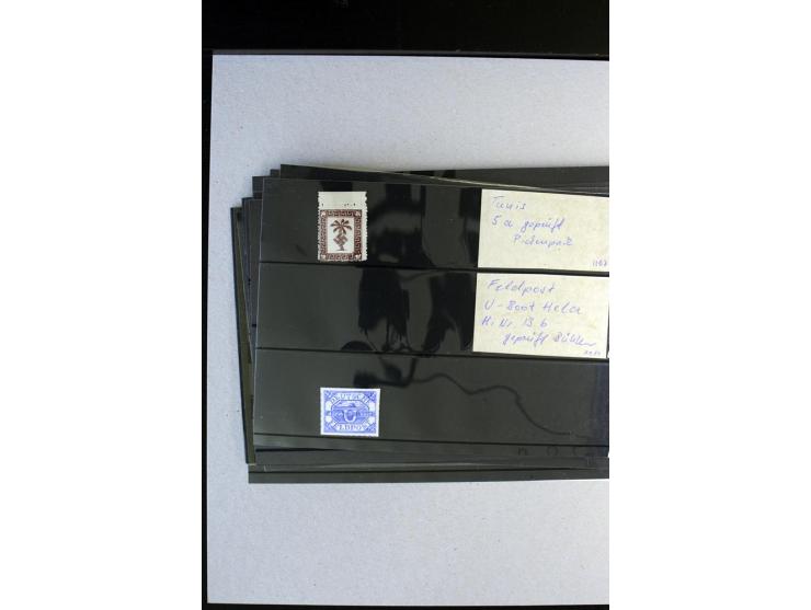 1941/44, postfrische, ungebrauchte und gestempelte Partie mit u.a. Albanien kpl., Flämische Legion Mi.-Nr. I-IV KLB, V-VIII, 