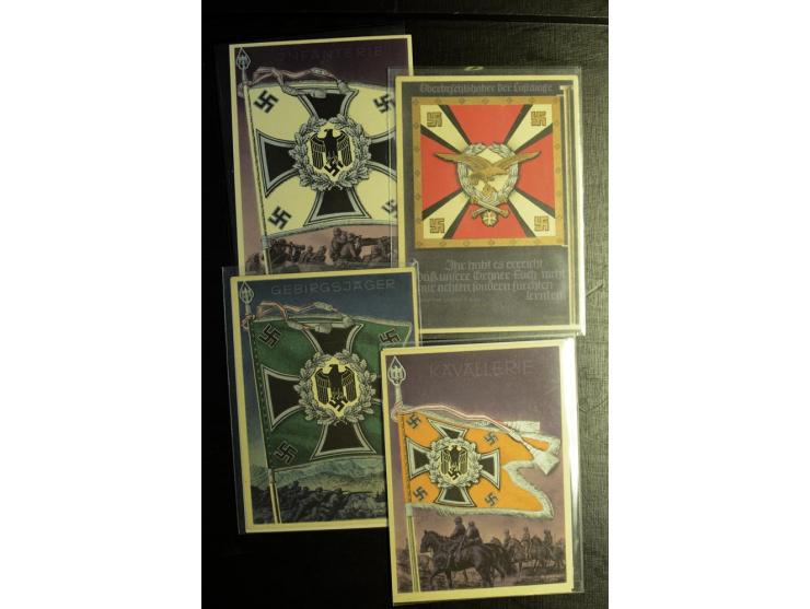 1940/45, über 280 Briefe aus und nach Deutschland, dabei Einschreiben, Wertbriefe, Luftpost, viele verschiedene Zensuren, all