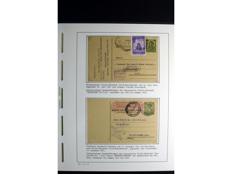 1940/45, über 280 Briefe aus und nach Deutschland, dabei Einschreiben, Wertbriefe, Luftpost, viele verschiedene Zensuren, all