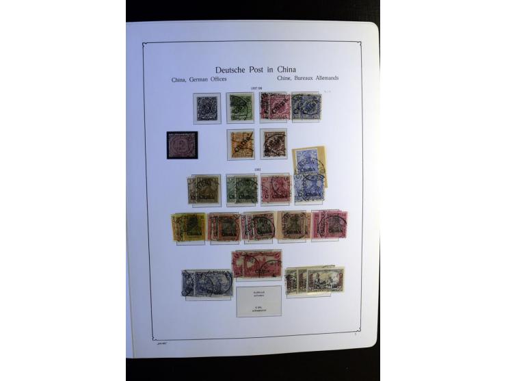 1851/1945, ungebrauchte/postfrische und gestempelte Sammlung ab etwas Altdeutschland, ein Teil Deutsches Reich Zusammensdruck