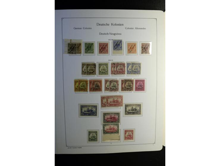 1851/1945, ungebrauchte/postfrische und gestempelte Sammlung ab etwas Altdeutschland, ein Teil Deutsches Reich Zusammensdruck