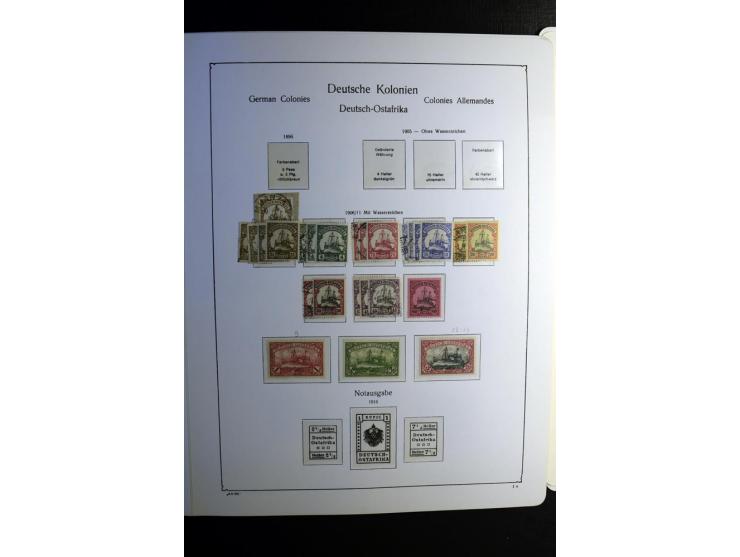 1851/1945, ungebrauchte/postfrische und gestempelte Sammlung ab etwas Altdeutschland, ein Teil Deutsches Reich Zusammensdruck