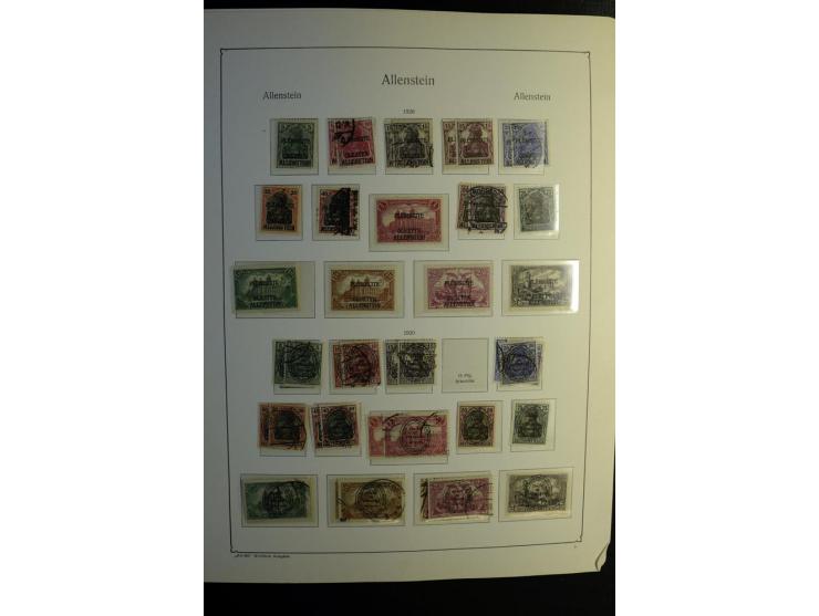 1851/1945, ungebrauchte/postfrische und gestempelte Sammlung ab etwas Altdeutschland, ein Teil Deutsches Reich Zusammensdruck