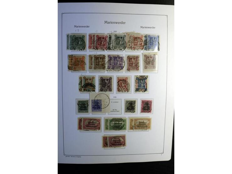 1851/1945, ungebrauchte/postfrische und gestempelte Sammlung ab etwas Altdeutschland, ein Teil Deutsches Reich Zusammensdruck