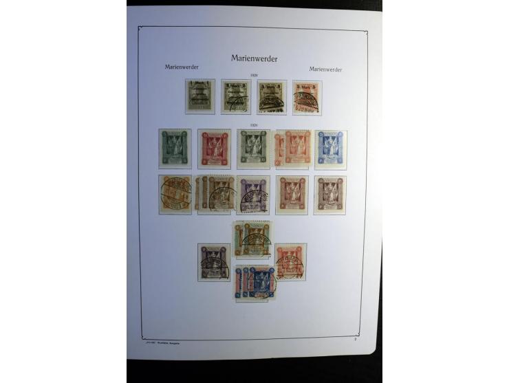 1851/1945, ungebrauchte/postfrische und gestempelte Sammlung ab etwas Altdeutschland, ein Teil Deutsches Reich Zusammensdruck