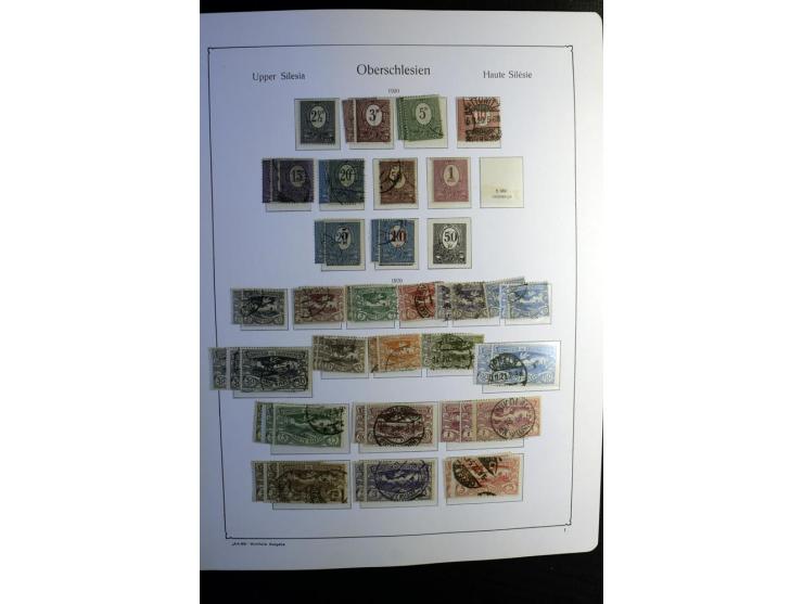 1851/1945, ungebrauchte/postfrische und gestempelte Sammlung ab etwas Altdeutschland, ein Teil Deutsches Reich Zusammensdruck