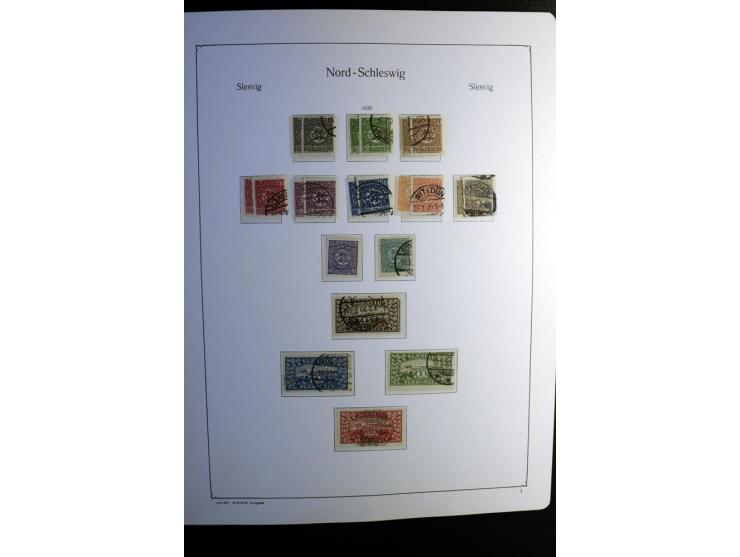 1851/1945, ungebrauchte/postfrische und gestempelte Sammlung ab etwas Altdeutschland, ein Teil Deutsches Reich Zusammensdruck