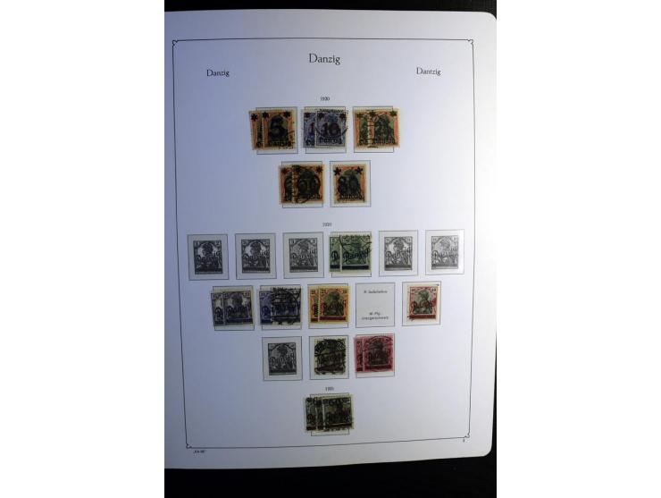 1851/1945, ungebrauchte/postfrische und gestempelte Sammlung ab etwas Altdeutschland, ein Teil Deutsches Reich Zusammensdruck