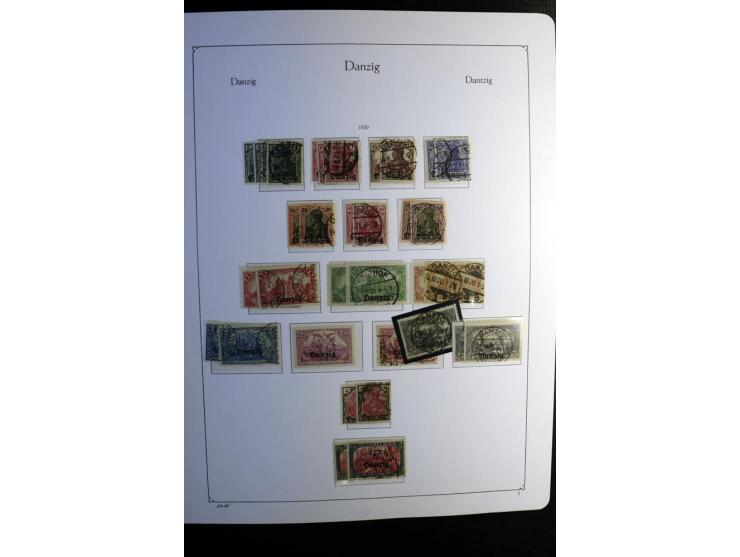 1851/1945, ungebrauchte/postfrische und gestempelte Sammlung ab etwas Altdeutschland, ein Teil Deutsches Reich Zusammensdruck