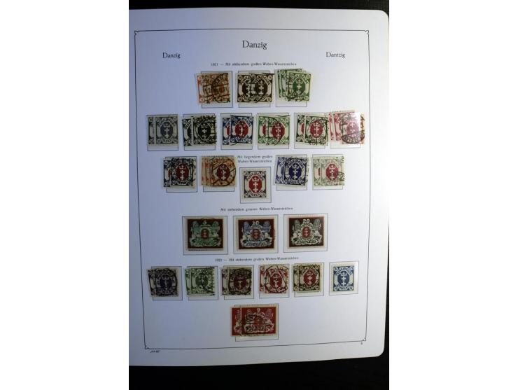 1851/1945, ungebrauchte/postfrische und gestempelte Sammlung ab etwas Altdeutschland, ein Teil Deutsches Reich Zusammensdruck