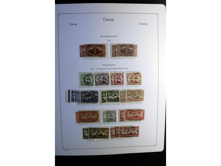 1851/1945, ungebrauchte/postfrische und gestempelte Sammlung ab etwas Altdeutschland, ein Teil Deutsches Reich Zusammensdruck