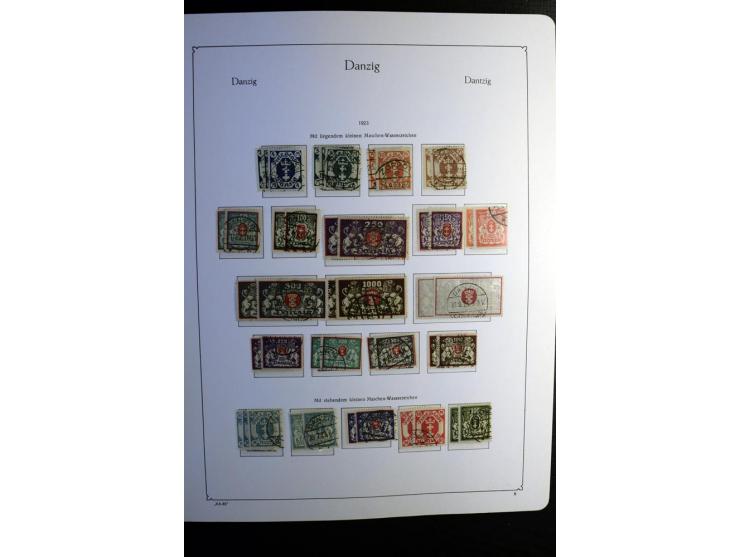 1851/1945, ungebrauchte/postfrische und gestempelte Sammlung ab etwas Altdeutschland, ein Teil Deutsches Reich Zusammensdruck