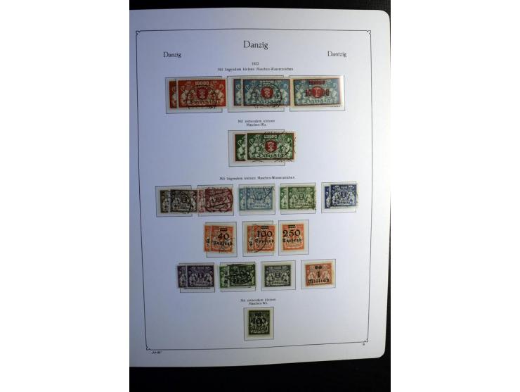 1851/1945, ungebrauchte/postfrische und gestempelte Sammlung ab etwas Altdeutschland, ein Teil Deutsches Reich Zusammensdruck