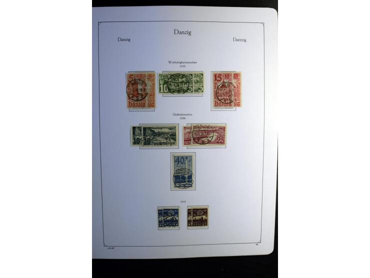 1851/1945, ungebrauchte/postfrische und gestempelte Sammlung ab etwas Altdeutschland, ein Teil Deutsches Reich Zusammensdruck