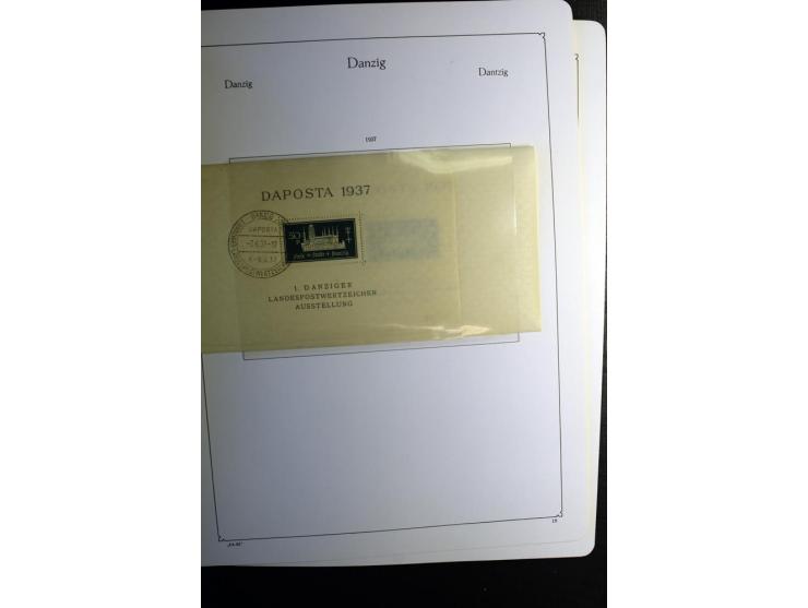 1851/1945, ungebrauchte/postfrische und gestempelte Sammlung ab etwas Altdeutschland, ein Teil Deutsches Reich Zusammensdruck