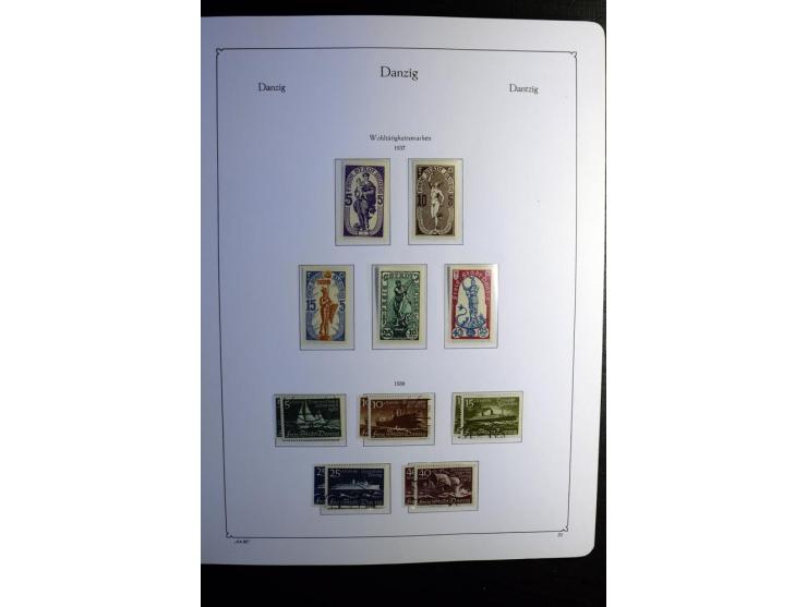 1851/1945, ungebrauchte/postfrische und gestempelte Sammlung ab etwas Altdeutschland, ein Teil Deutsches Reich Zusammensdruck