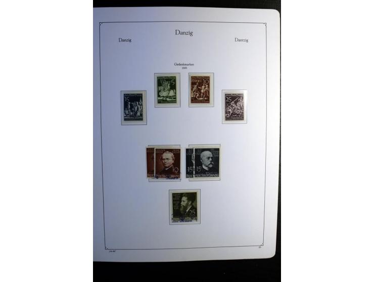 1851/1945, ungebrauchte/postfrische und gestempelte Sammlung ab etwas Altdeutschland, ein Teil Deutsches Reich Zusammensdruck
