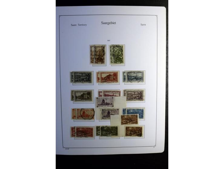 1851/1945, ungebrauchte/postfrische und gestempelte Sammlung ab etwas Altdeutschland, ein Teil Deutsches Reich Zusammensdruck