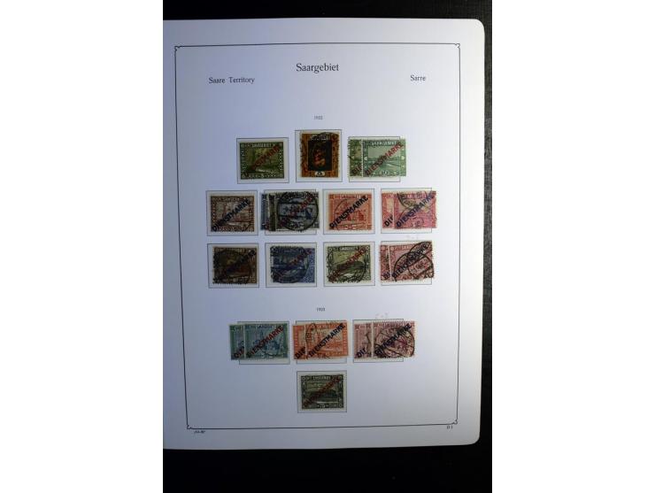 1851/1945, ungebrauchte/postfrische und gestempelte Sammlung ab etwas Altdeutschland, ein Teil Deutsches Reich Zusammensdruck