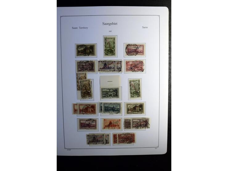 1851/1945, ungebrauchte/postfrische und gestempelte Sammlung ab etwas Altdeutschland, ein Teil Deutsches Reich Zusammensdruck