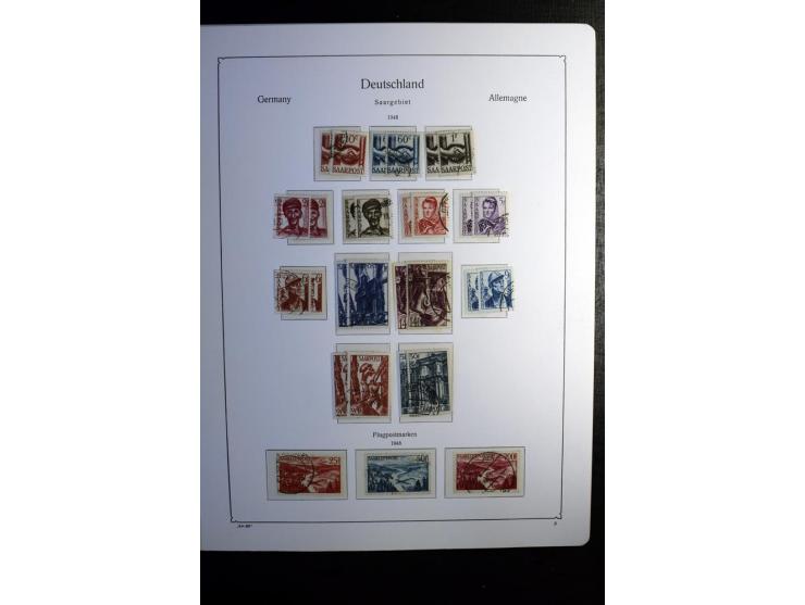 1851/1945, ungebrauchte/postfrische und gestempelte Sammlung ab etwas Altdeutschland, ein Teil Deutsches Reich Zusammensdruck