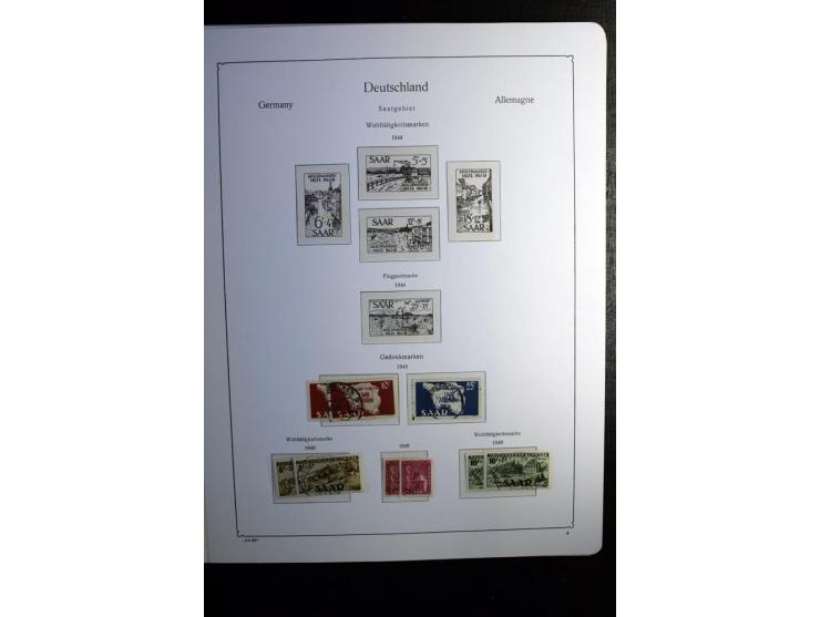 1851/1945, ungebrauchte/postfrische und gestempelte Sammlung ab etwas Altdeutschland, ein Teil Deutsches Reich Zusammensdruck