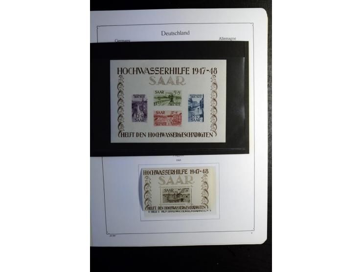 1851/1945, ungebrauchte/postfrische und gestempelte Sammlung ab etwas Altdeutschland, ein Teil Deutsches Reich Zusammensdruck
