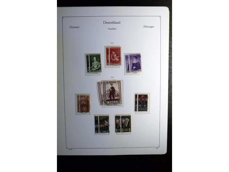 1851/1945, ungebrauchte/postfrische und gestempelte Sammlung ab etwas Altdeutschland, ein Teil Deutsches Reich Zusammensdruck