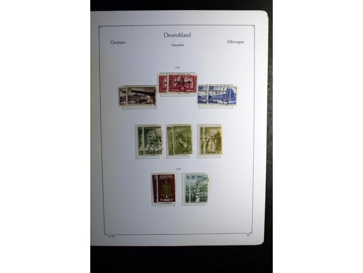 1851/1945, ungebrauchte/postfrische und gestempelte Sammlung ab etwas Altdeutschland, ein Teil Deutsches Reich Zusammensdruck