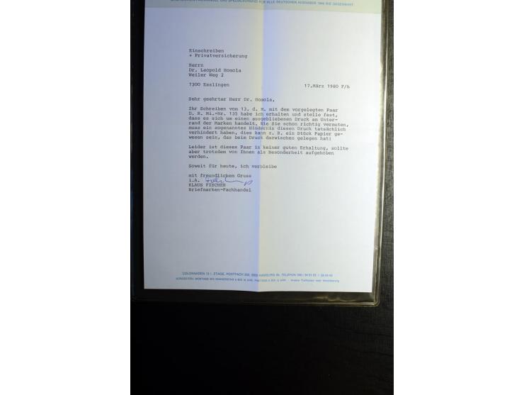 1851/1945, ungebrauchte/postfrische und gestempelte Sammlung ab etwas Altdeutschland, ein Teil Deutsches Reich Zusammensdruck
