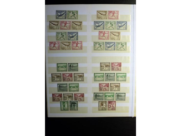 1851/1945, ungebrauchte/postfrische und gestempelte Sammlung ab etwas Altdeutschland, ein Teil Deutsches Reich Zusammensdruck