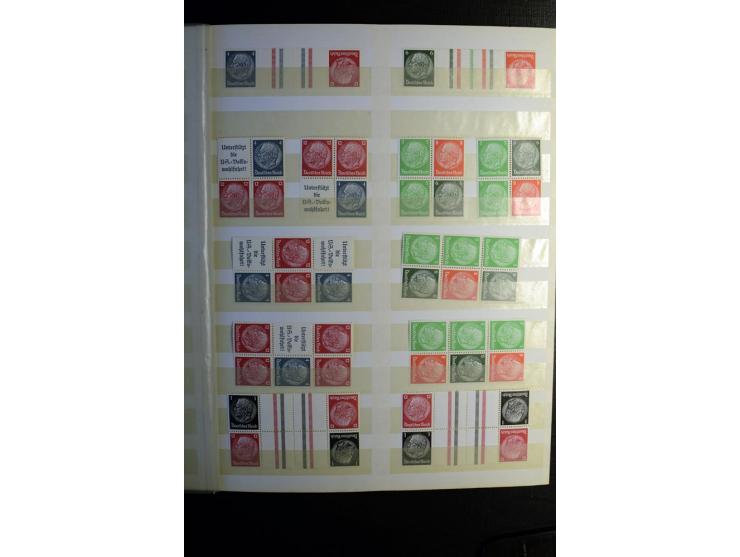 1851/1945, ungebrauchte/postfrische und gestempelte Sammlung ab etwas Altdeutschland, ein Teil Deutsches Reich Zusammensdruck