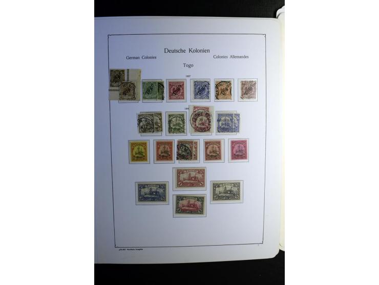 1851/1945, ungebrauchte/postfrische und gestempelte Sammlung ab etwas Altdeutschland, ein Teil Deutsches Reich Zusammensdruck