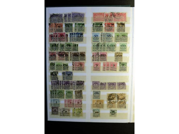1851/1945, ungebrauchte/postfrische und gestempelte Sammlung ab etwas Altdeutschland, ein Teil Deutsches Reich Zusammensdruck