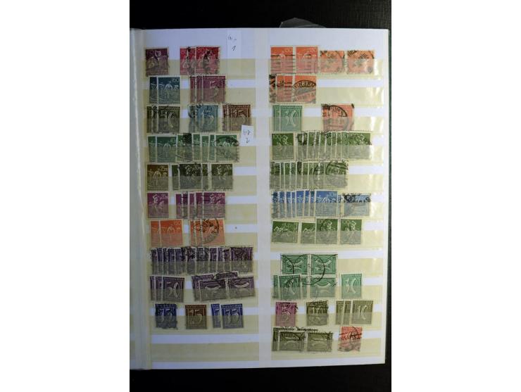 1851/1945, ungebrauchte/postfrische und gestempelte Sammlung ab etwas Altdeutschland, ein Teil Deutsches Reich Zusammensdruck